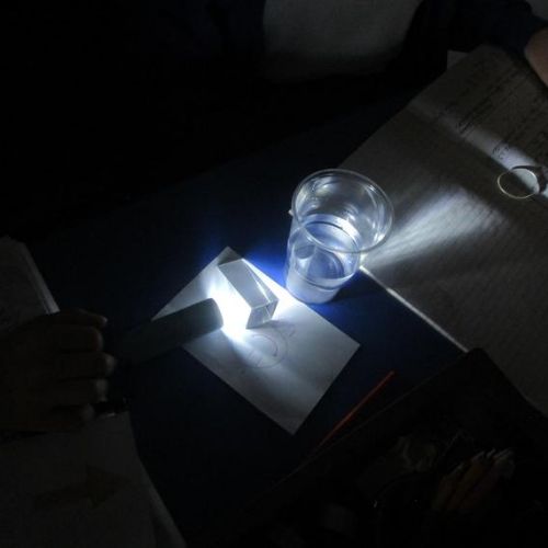 Magic or Science? We were amazed at how refraction can 'bend' light.