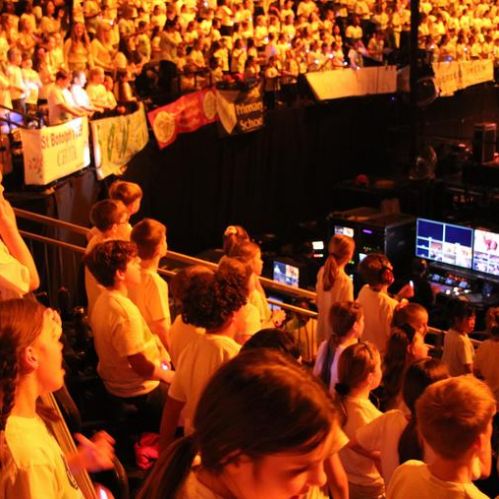 We loved singing at the O2 with 8,000 other children in the Young Voices Choir.